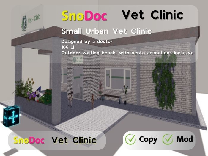 Second Life Marketplace VetClinic